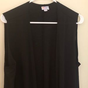 Long tank vest to wear over shirts dresses ect